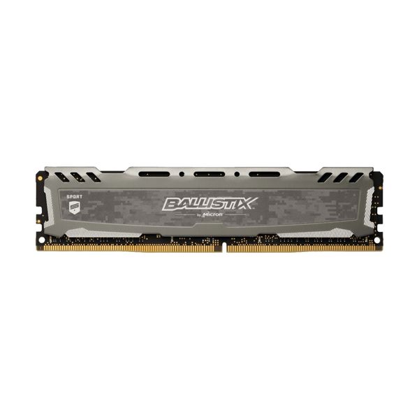 Crucial Crucial Ballistix Sport LT Gray 16GB DDR4-3000MHZ C15 (BLS16G4D30AESB) Μνήμη RAM