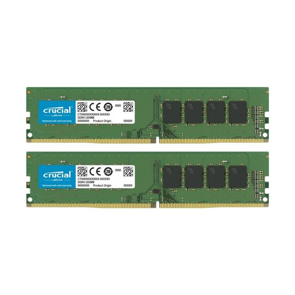 Crucial Crucial 4GB DDR4-SDRAM 2666MHz CL19 (CT2K4G4DFS6266) x2 Μνήμη RAM