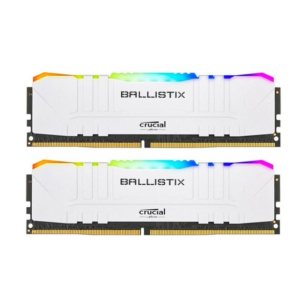 Crucial Crucial Ballistix RGB 16GB DDR4-3200MHz CL15 (BL2K16G30C15U4WL) x2 Μνήμη RAM