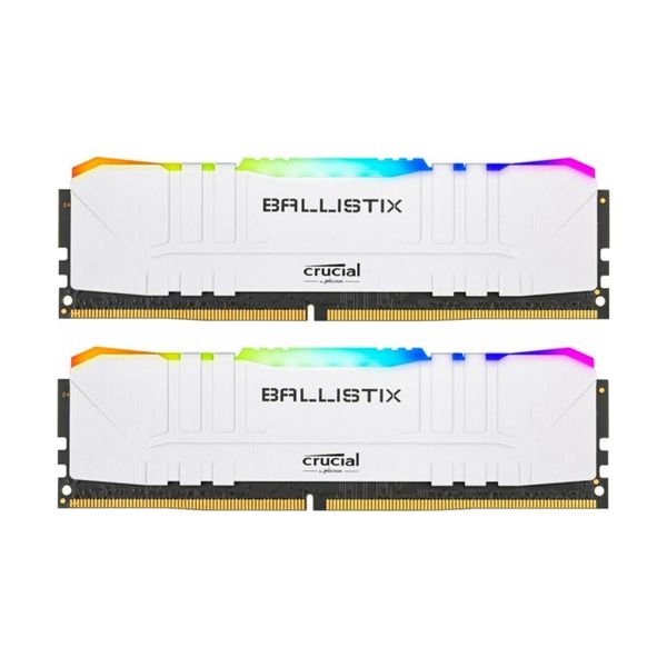 Crucial Crucial Ballistix RGB 16GB DDR4-3200MHz C16 UDIMM (BL2K16G32C16U4WL) x2 Μνήμη RAM