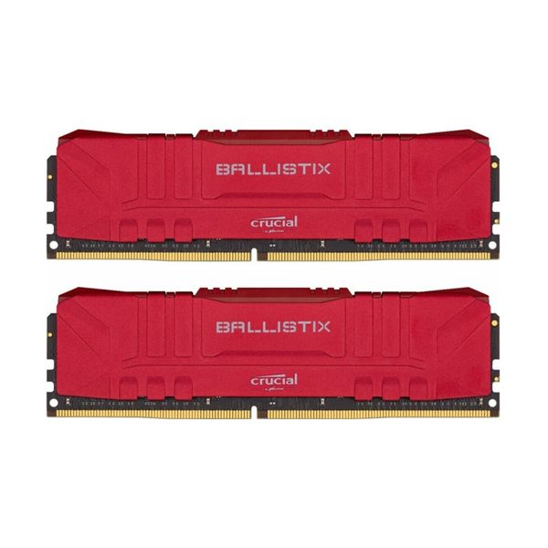 Crucial Crucial Ballistix 16GB DDR4 3200MHz C16 (BL2K16G32C16U4R) x2 Μνήμη RAM