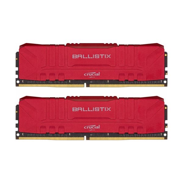 Crucial Crucial Ballistix 8GB DDRR4-3200MHz C16 UDIMM x2 (BL2K8G32C16U4R) Μνήμη RAM