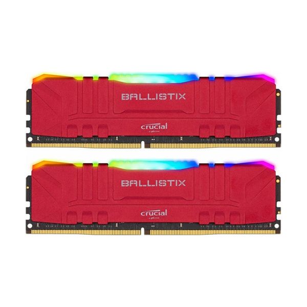 Crucial Crucial Ballistix 16GB DDR4-3600MHz CL16 UDIMM NON-ECC (BL2K16G36C16U4RL) x2 Μνήμη RAM