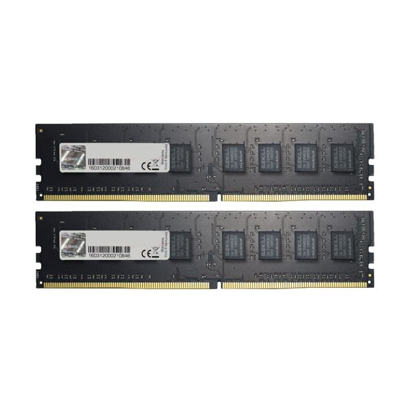 G.Skill G.Skill Value 4GB DDR4-2400MHz CL15 (F4-2400C15D-8GNT) x2 Μνήμη RAM