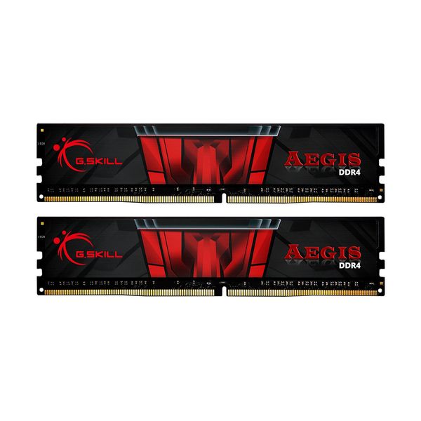 G.Skill G.Skill Aegis 4GB DDR4-2400MHz C17 (F4-2400C17D-8GIS) x2 Μνήμη RAM