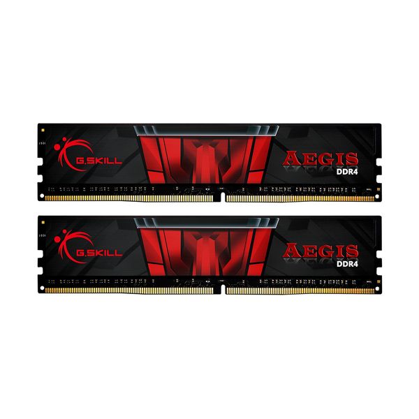 G.Skill G.Skill Aegis 8GB DDR4-2666MHz C19 (F4-2666C19D-16GIS) x2 Μνήμη RAM