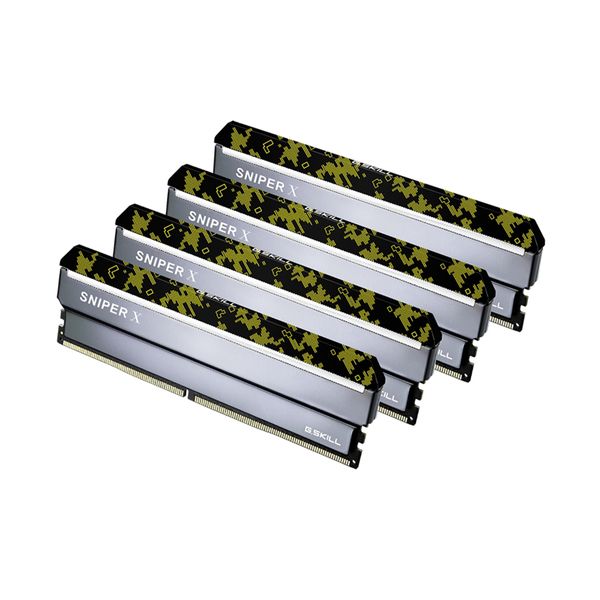 G.Skill G.Skill Sniper X 8GB DDR4-3000MHz C16 (F4-3000C16Q-32GSXKB) x4 Μνήμη RAM