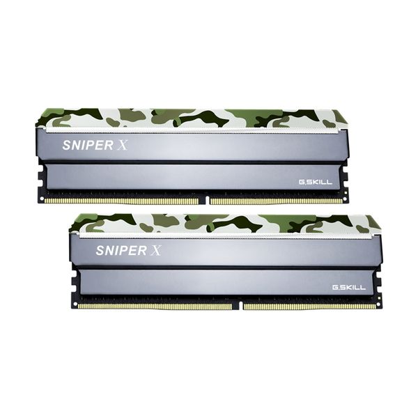 G.Skill G.Skill Sniper X Classic Camo 16GB DDR4-3200MHz (F4-3200C16D-32GSXFB) x2 Μνήμη RAM