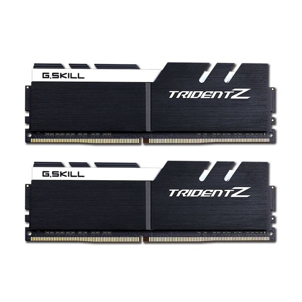 G.Skill G.Skill TridentZ 16GB DDR4-3200MHz C16 (F4-3200C16D-32GTZKW) x2 Μνήμη RAM
