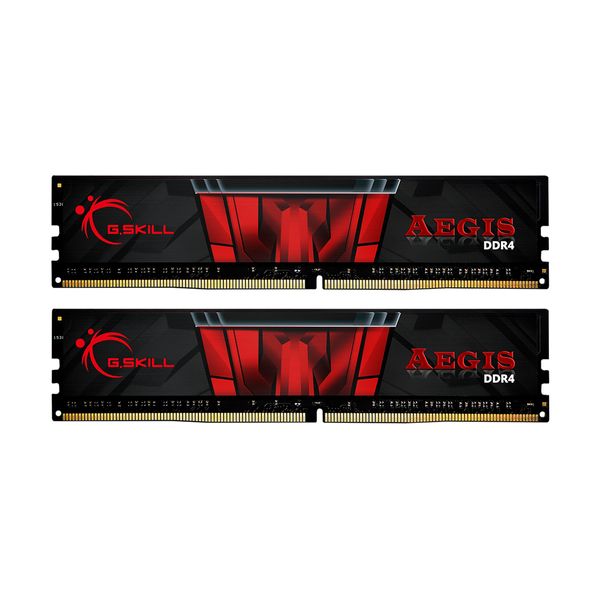 G.Skill G.Skill Aegis 8GB DDR4-3200MHz C16 (F4-3200C16D-16GIS) x2 Μνήμη RAM