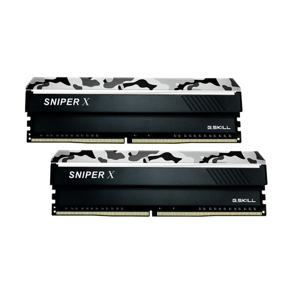 G.Skill G.Skill Sniper X Urban Camo 8GB DDR4-3200MHz C16 (F4-3200C16D-16GSXWB) x2 Μνήμη RAM