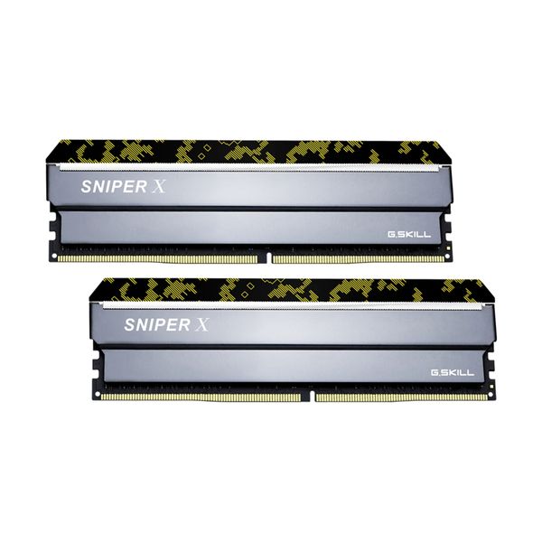 G.Skill G.Skill Sniper X Digital Camo 8GB DDR4-3200MHz C16 (F4-3200C16D-16GSXKB) x2 Μνήμη RAM