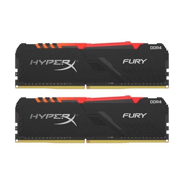 Kingston Kingston HyperX Fury 8GB DDR4-3600MHz C17 DIMM x2 (HX436C17FB3AK2/16) Μνήμη RAM