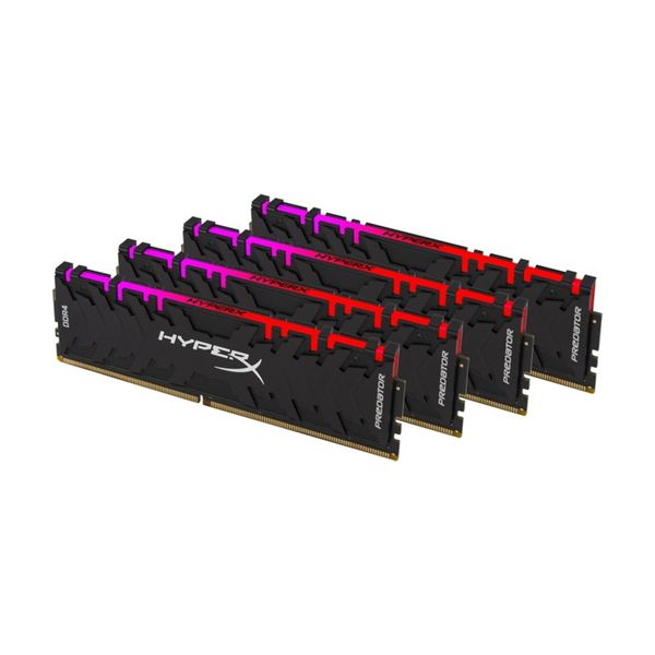 HyperX HyperX Predator RGB 16GB DDR4-3000,MHz CL15 (HX430C15PB3AK4/64) x4 Μνήμη RAM