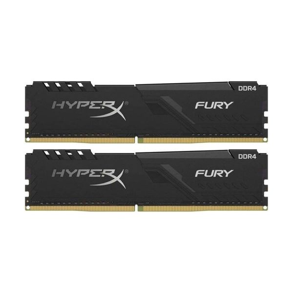 Kingston Kingston HyperX Fury 8GB DDR4-3200MHz C16 (HX432C16FB3K2/8) x2 Μνήμη RAM