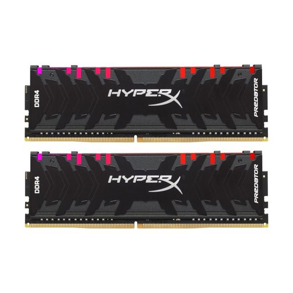 HyperX HyperX Predator RGB 16GB DDR4 3600MHz CL 17 (HX436C17PB3AK2/32) x2 Μνήμη RAM