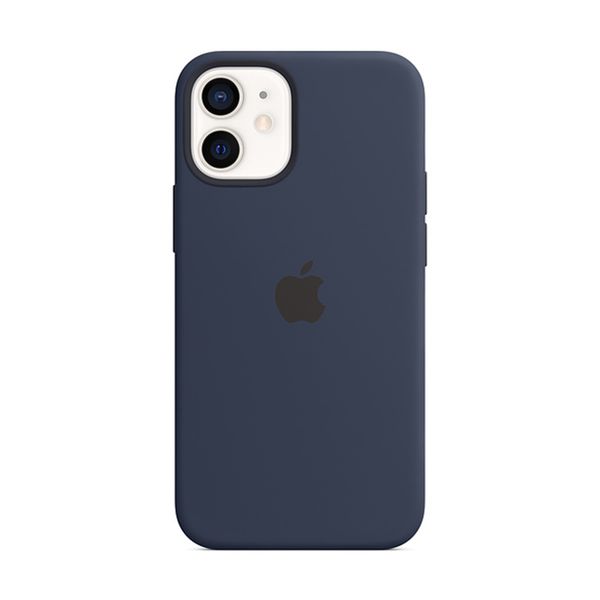 Apple iPhone 12 Mini Silicone Deep Navy Θήκη Κινητού