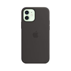 Apple iPhone 12 /12 Pro Silicone Cover with MagSafe Black
