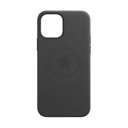 Apple iPhone 12/12 Pro Leather Case Black with MagSafe