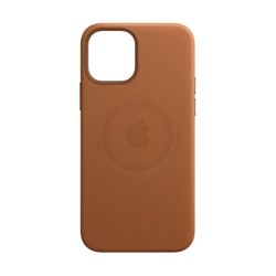 Apple iPhone 12/12 Pro Leather Case Saddle Brown