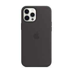 Apple iPhone 12 Pro Max Silicone Cover with MagSafe Black
