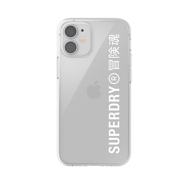 Superdry iPhone 12 Mini Snap Case Clear White Θήκη Κινητού