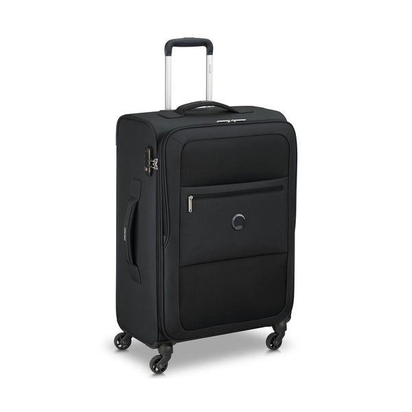 Delsey Edea Black 68x44x26cm Βαλίτσα Ταξιδίου