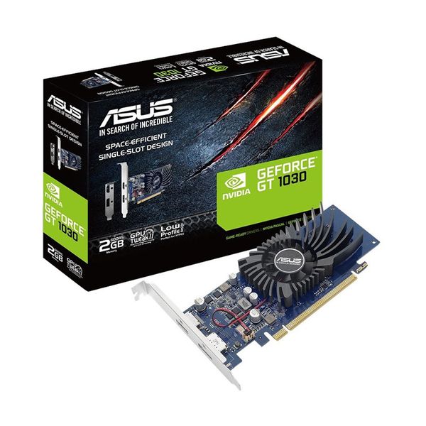 Asus Asus GeForce GT 1030 2GB LP Silent with Brackets Κάρτα Γραφικών