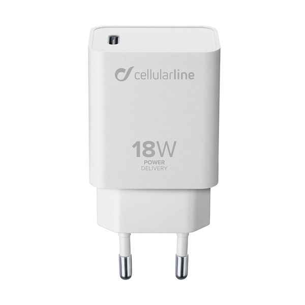 Cellular Line Cellular Line Type-C 18W White Φορτιστής