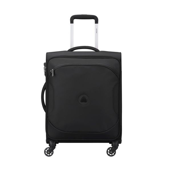 Delsey U-Lite 55cm Black Βαλίτσα Ταξιδίου