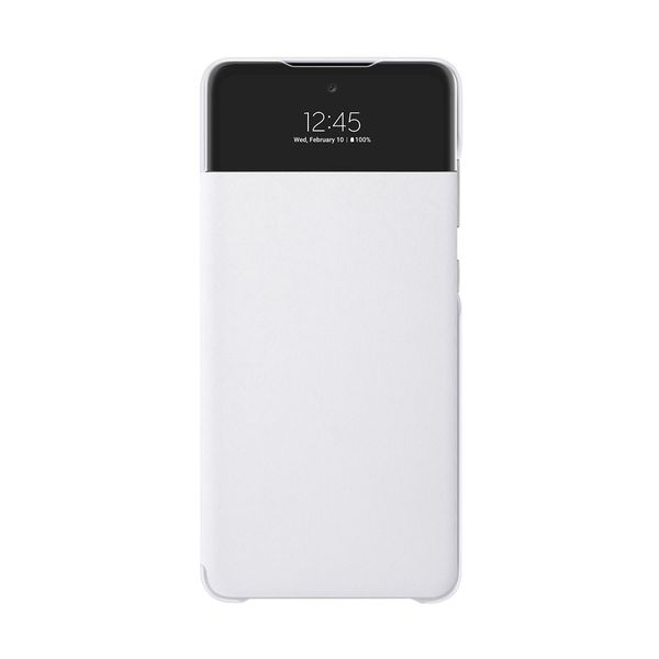 Samsung Galaxy A72 S View Wallet Cover White Θήκη Κινητού