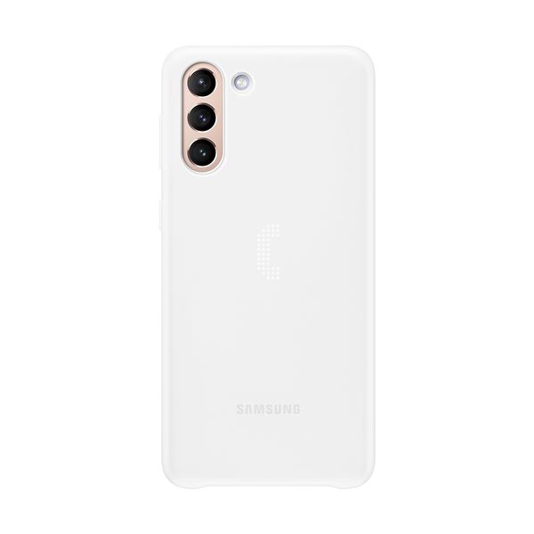 Samsung Galaxy S21 Led Cover White Θήκη Κινητού