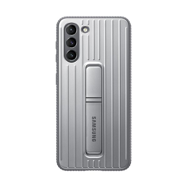 Samsung Galaxy S21 Protective Standing Gray Θήκη Κινητού