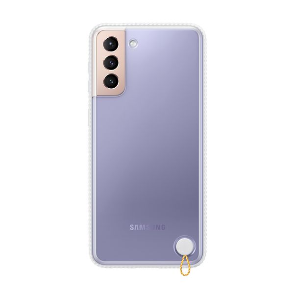 Samsung Galaxy S21+ Clear Protective White Θήκη Κινητού