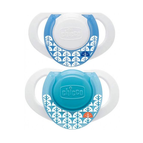 Chicco Physio Σιέλ 0-6M+ 2τμχ Πιπίλα