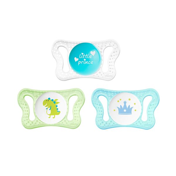 Chicco Chicco Physio Micro Little Prince 0-2M+ 2τμχ Πιπίλα