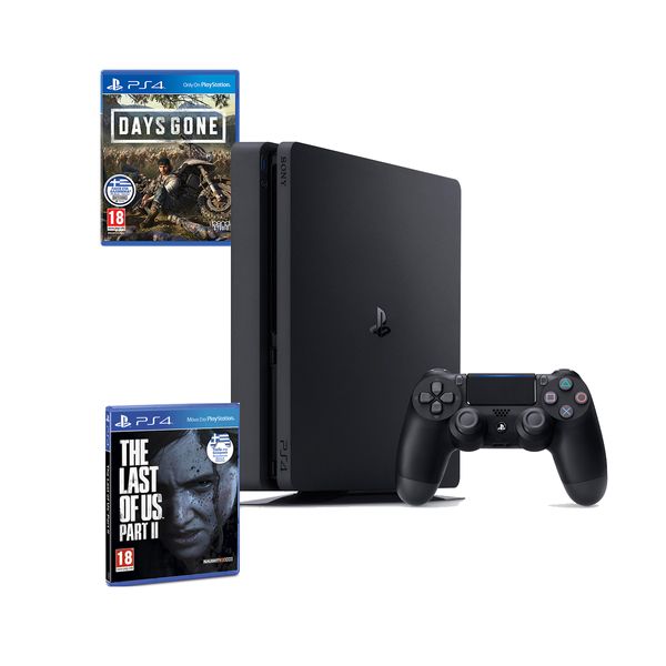 Sony PS4 500GB Slim & Days Gone & The Last of Us Part II