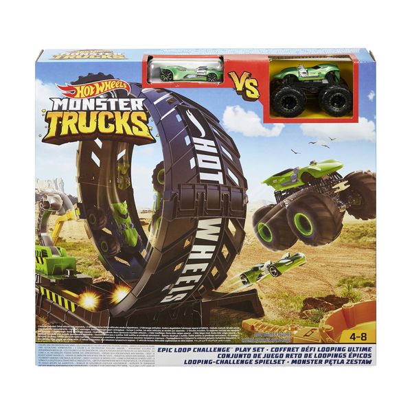 Mattel Mattel Σετ Παιχνιδιού Monster Trucks – Σούπερ Λουπ GKY00