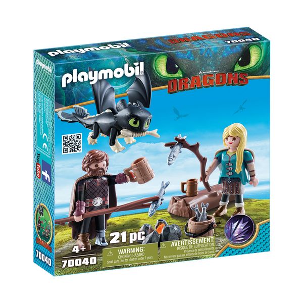 PLAYMOBIL® Ο Ψαρής και η Άστριντ με Έναν Δρακούλη 70040 Παιχνίδι