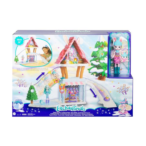 Mattel Mattel Enchantimals Χιονοδρομικό Σαλέ GJX50 Παιχνίδι Κούκλα