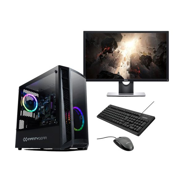 Infinity Gear Core 2 Rev.2 PC & Dell 24” Monitor & Advent Ενσύρματο Πληκτρολόγιο/Ποντίκι