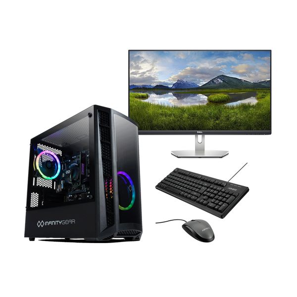 Infinity Gear Core 2 Rev.2 PC & Dell 27” IPS Monitor & Advent Ενσύρματο Πληκτρολόγιο/Ποντίκι