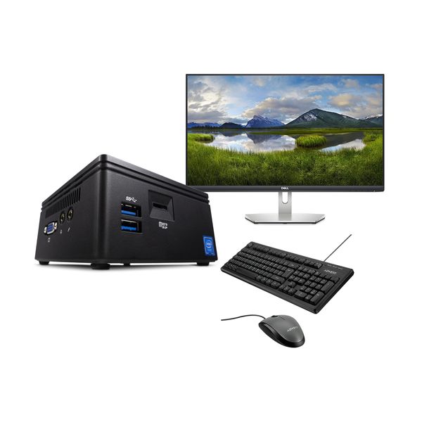 Infinity Gear Core 1 Mini PC & Dell 27” IPS Monitor & Advent Ενσύρματο Πληκτρολόγιο/Ποντίκι
