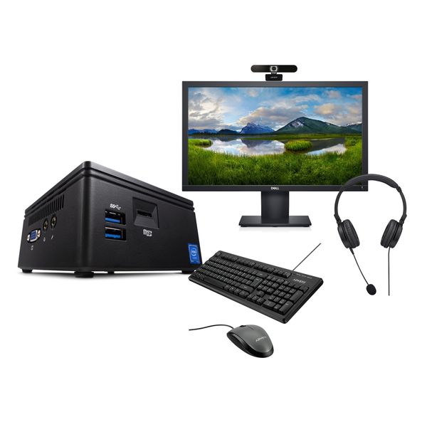 Infinity Gear Core 1 Mini PC & Dell 21.5” FHD Monitor & Advent Webcam & Headset & Πληκτρολόγιο/Ποντίκι
