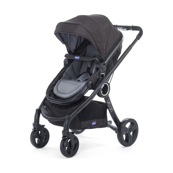 Chicco Urban Plus & Σετ ύφασμα ανθρακί Καρότσι