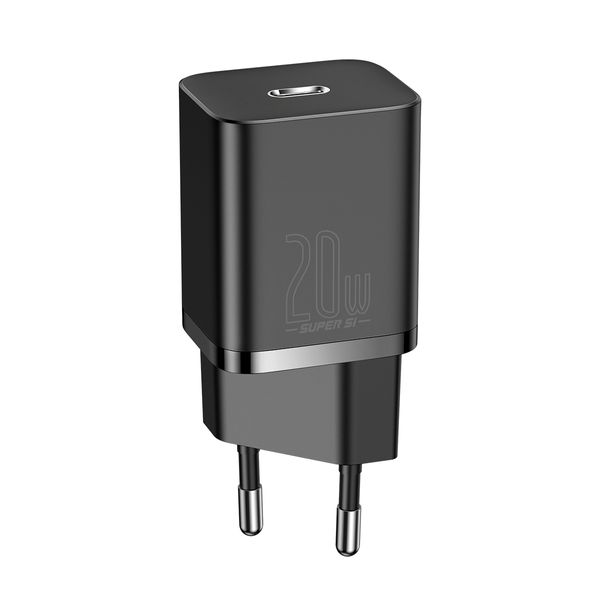 Baseus Super Si Quick Charger 1C 20W Black Αντάπτορας