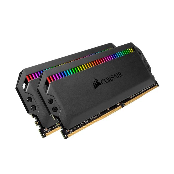 Corsair Corsair Dominator Platinum RGB 16GB DDR4-3600MHz C18 (CMT32GX4M2Z3600C18) x2 Μνήμη RAM