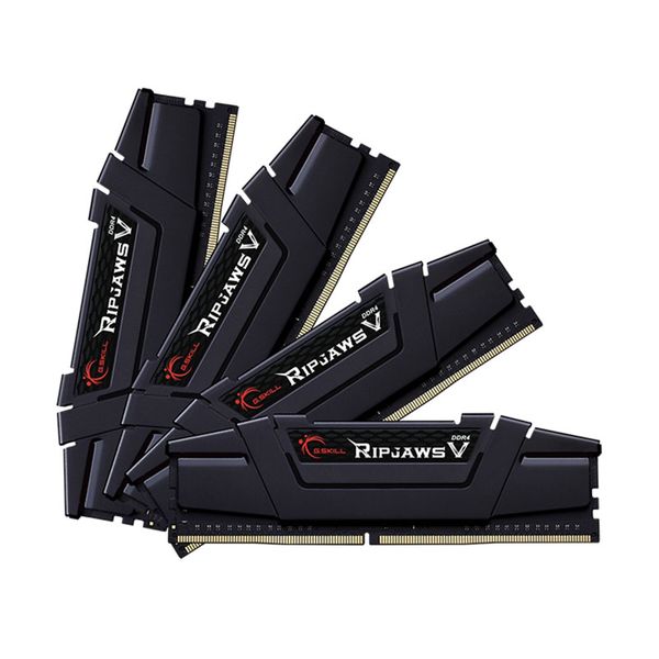 G.Skill G.Skill Ripjaws V 16GB DDR4-3600MHz C16 (F4-3600C16Q-64GVKC) x4 Μνήμη RAM