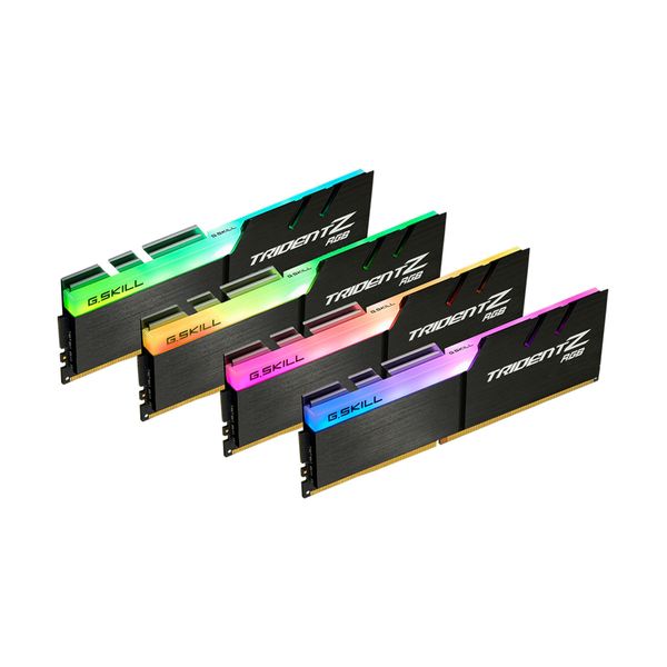 G.Skill G.Skill TridentZ RGB 32GB DDR4-3200MHz C16 (F4-3200C16Q-128GTZR) x4 Μνήμη RAM