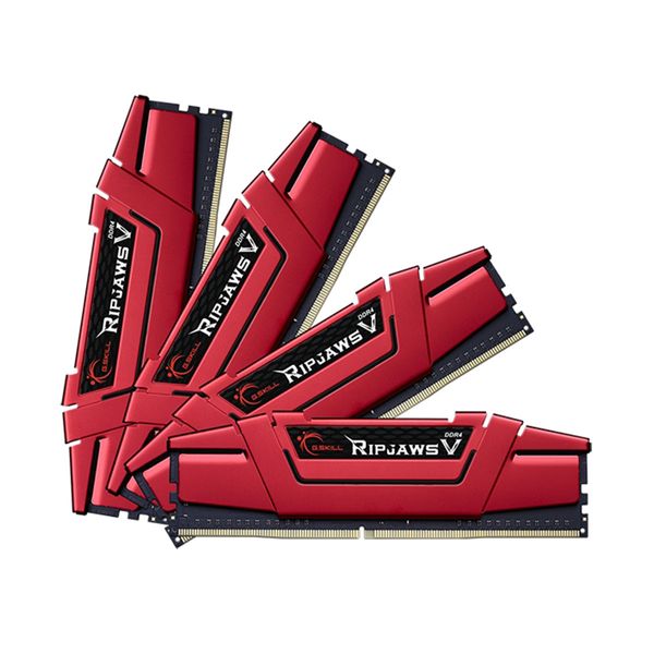 G.Skill G.Skill Ripjaws V 8GB DDR4-3000MHz C15 (F4-3000C15Q-32GVR) x4 Μνήμη RAM